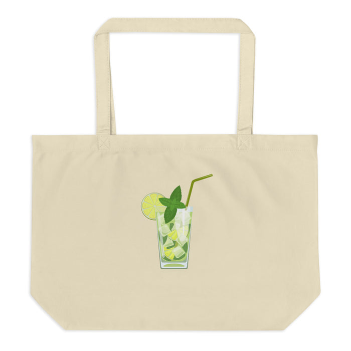 Mojito Large organic tote bag