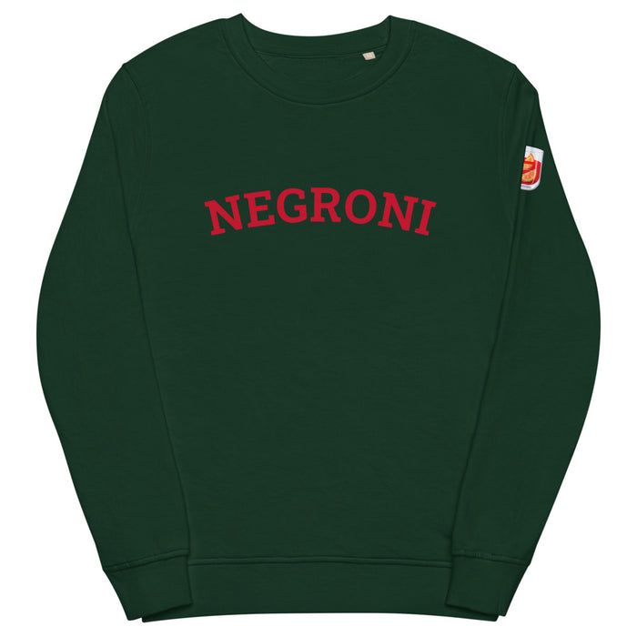 NEGRONI With Sleeve Negroni Glass Unisex organic sweatshirt
