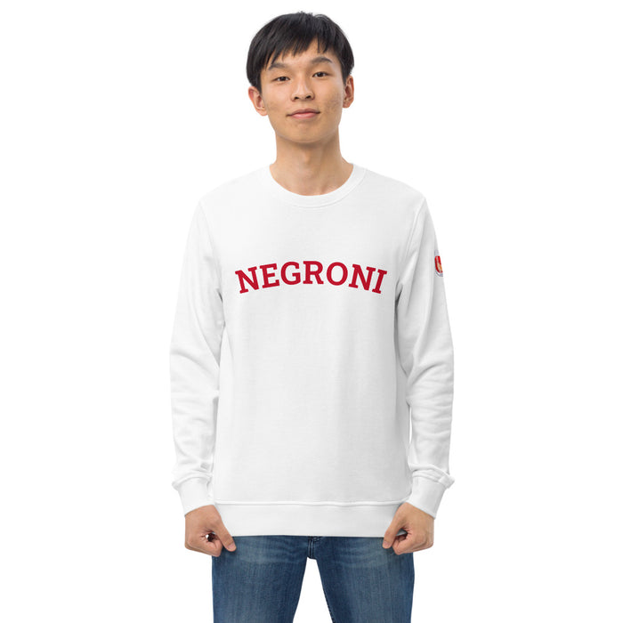 NEGRONI With Sleeve Negroni Glass Unisex organic sweatshirt