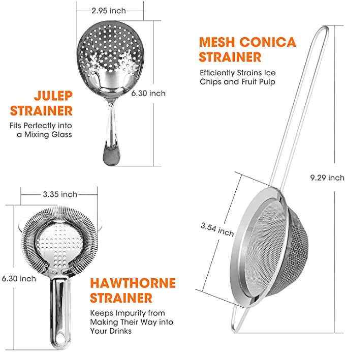 Cocktail Strainer-Stainless Steel Bar Tools