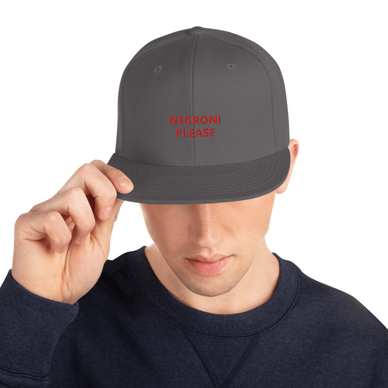 Negroni Please Snapback Hat