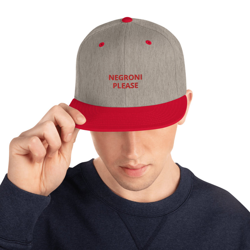 Negroni Please Snapback Hat