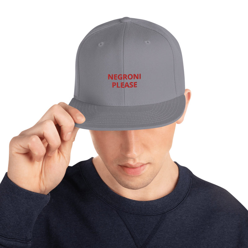 Negroni Please Snapback Hat