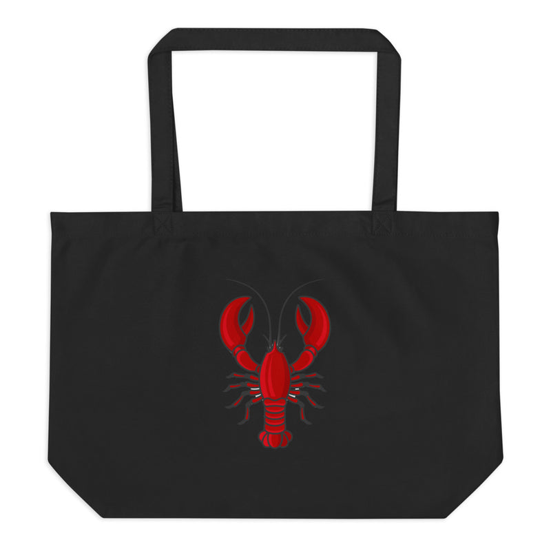 Lobster Large organic tote bag