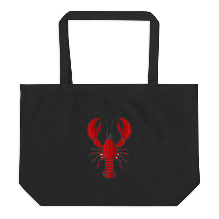 Lobster Large organic tote bag