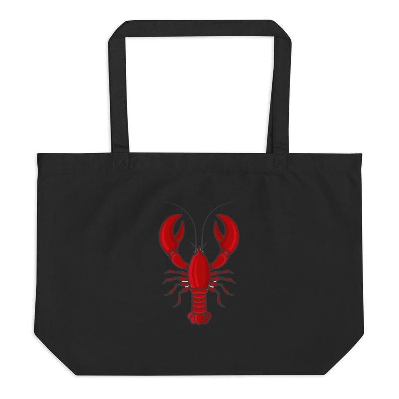 Lobster Large organic tote bag