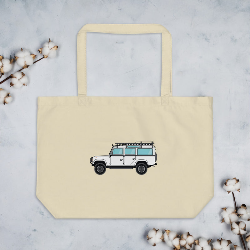 Land Rover Large organic tote bag