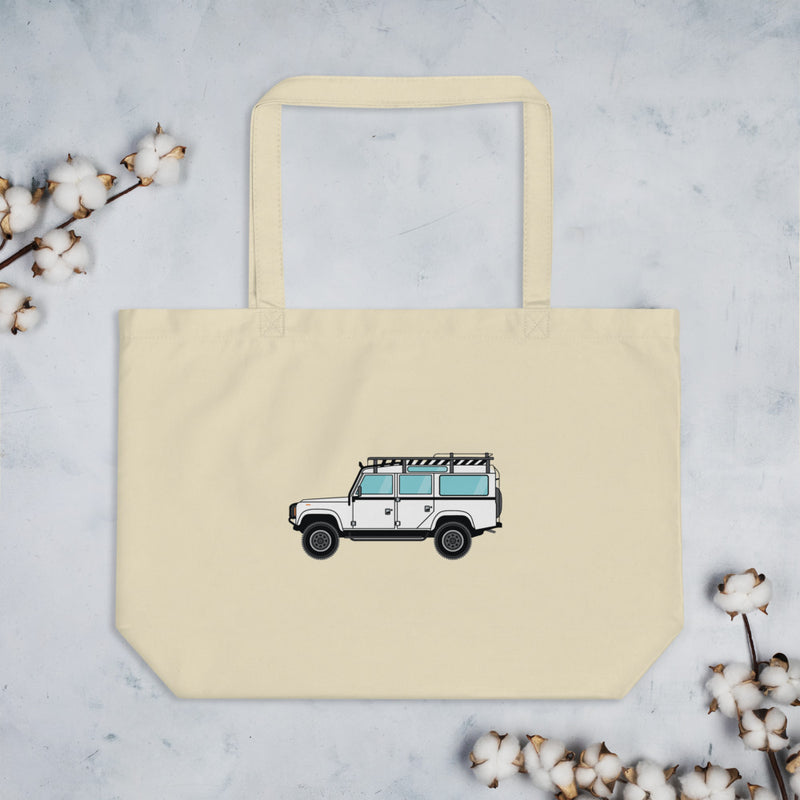 Land Rover Large organic tote bag