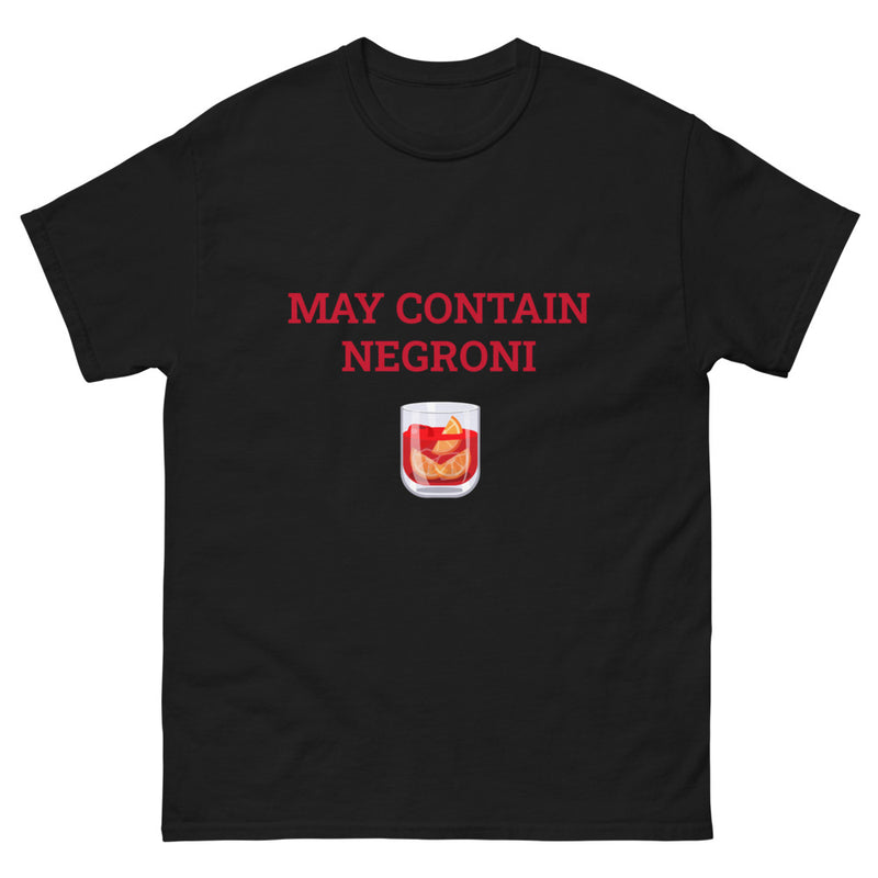 May Contain Negroni, With Negroni Glass - Men's heavyweight tee