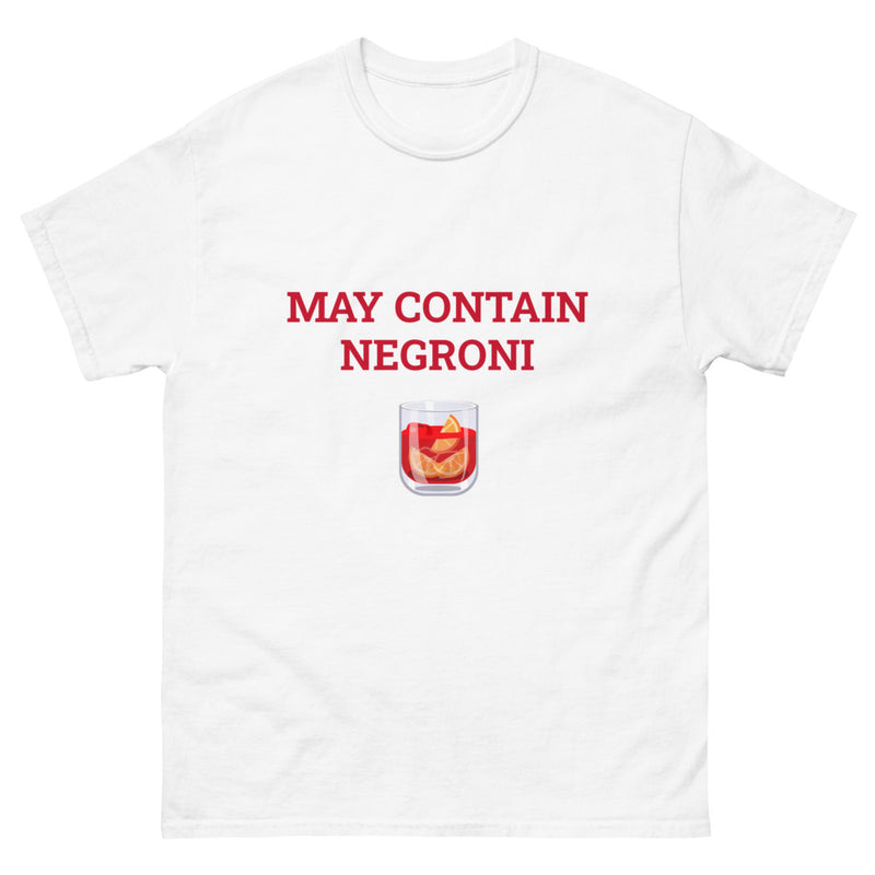 May Contain Negroni, With Negroni Glass - Men's heavyweight tee