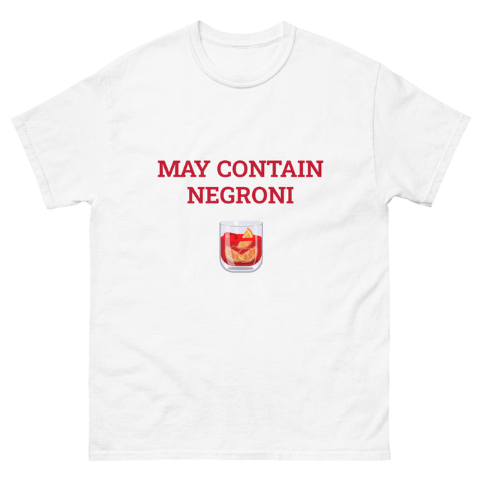 May Contain Negroni, With Negroni Glass - Men's heavyweight tee