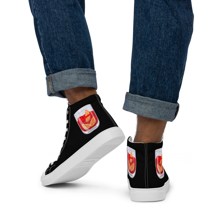 Negroni Sneakers - Men’s high top canvas - black