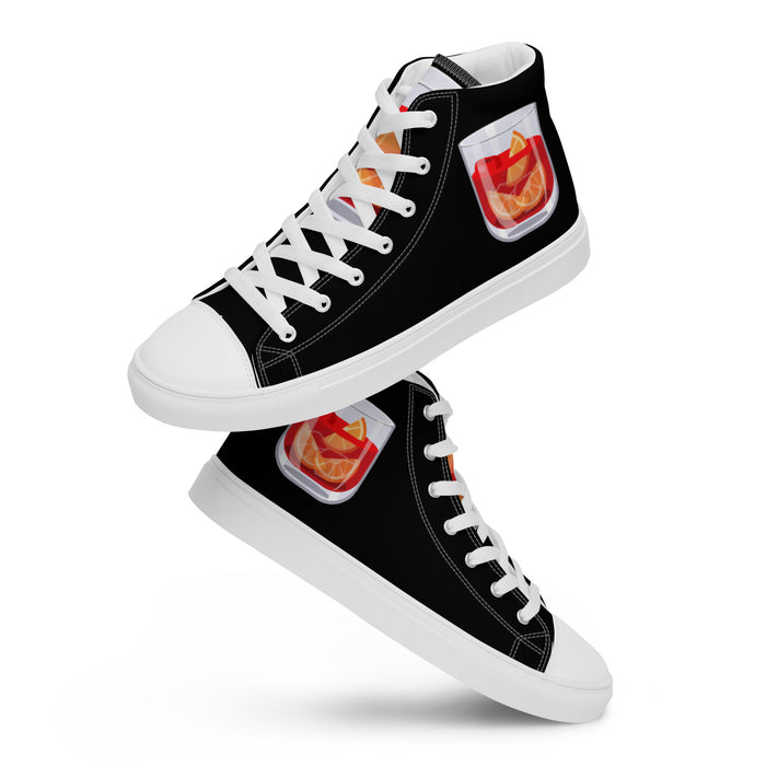 Negroni Sneakers - Men’s high top canvas - black