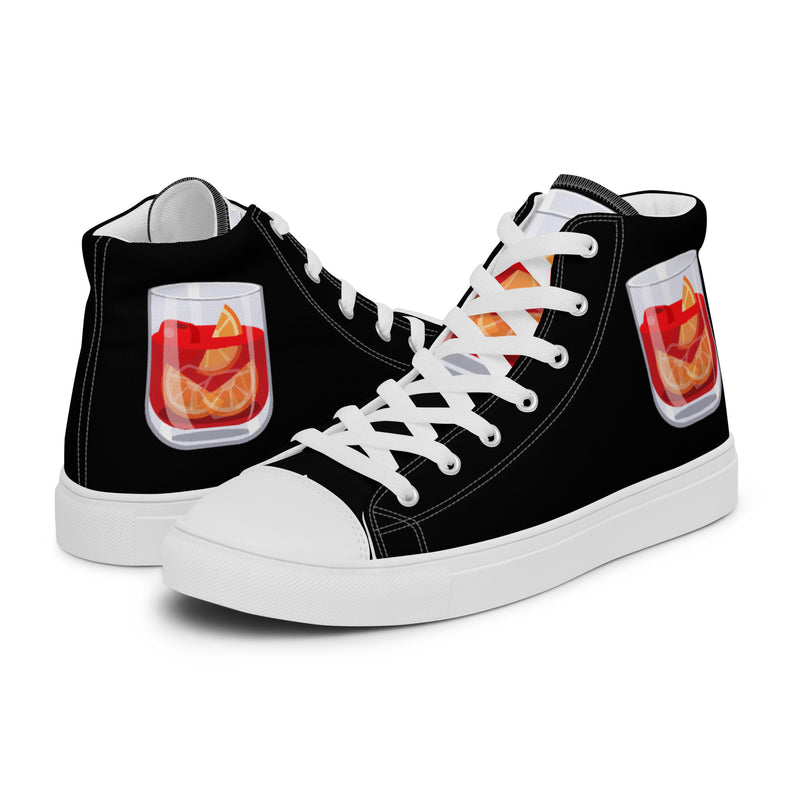 Negroni Sneakers - Men’s high top canvas - black