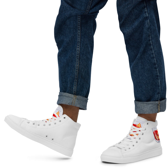 Negroni Sneakers - Men’s high top canvas - White