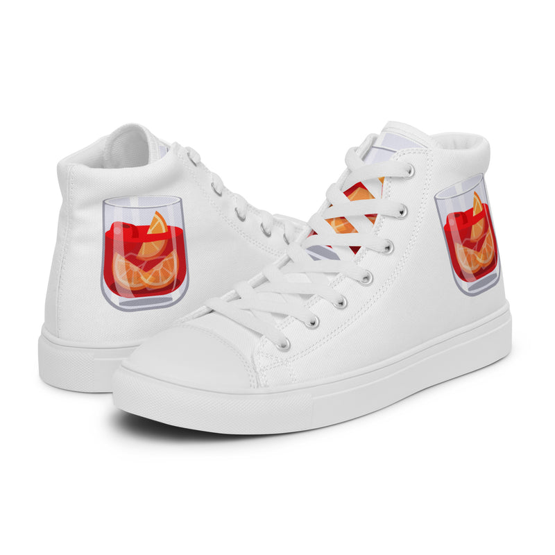 Negroni Sneakers - Men’s high top canvas - White