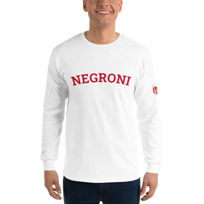 Negroni with Sleeve Negroni Glass - Men’s Long Sleeve Shirt