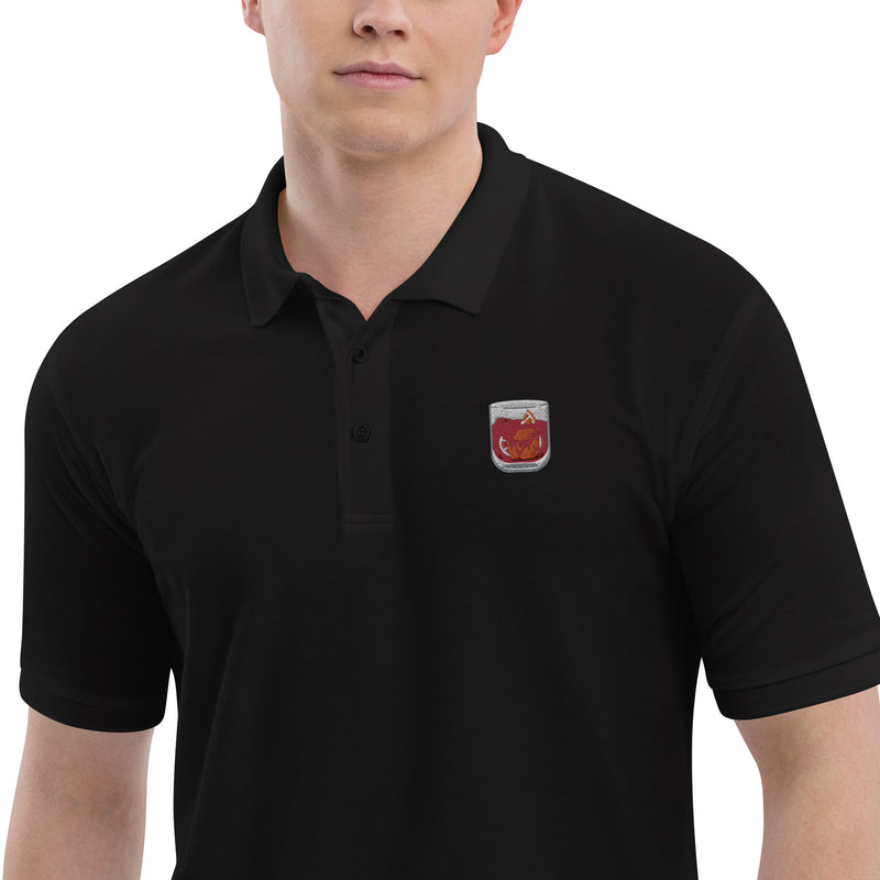 Negroni Glass Men's Premium Polo