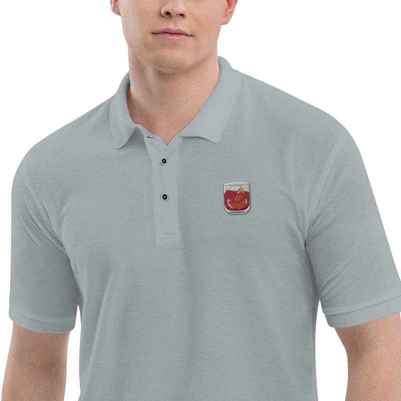 Negroni Glass Men's Premium Polo