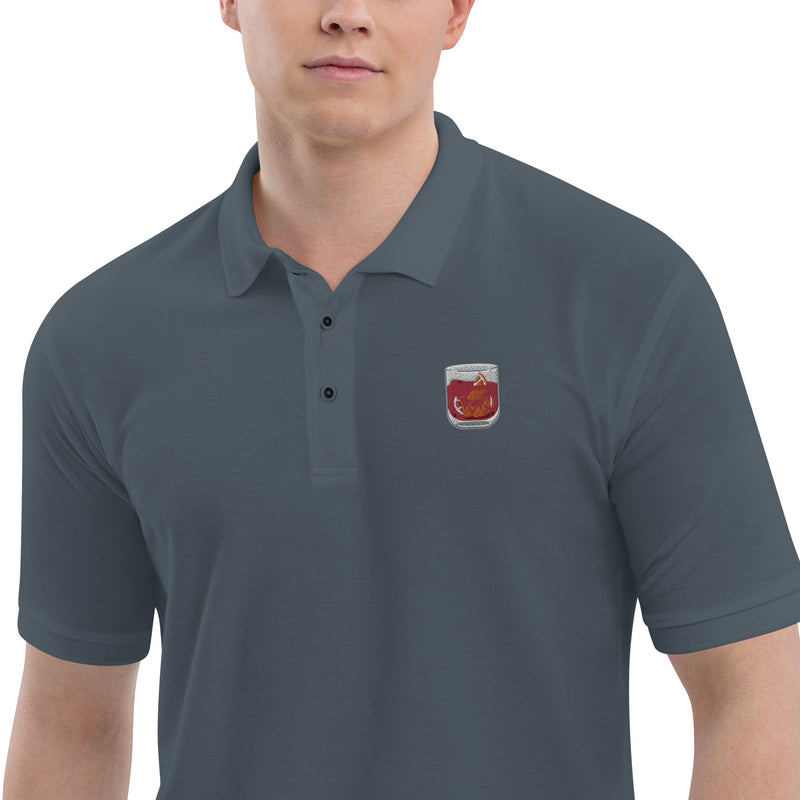 Negroni Glass Men's Premium Polo