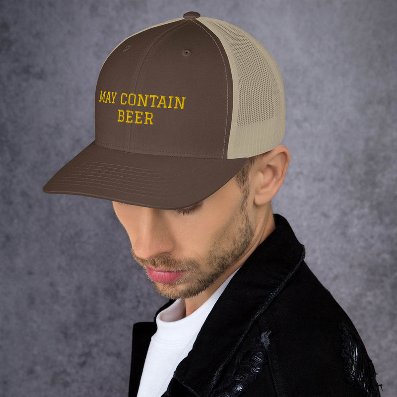 May Contain Beer Trucker Cap