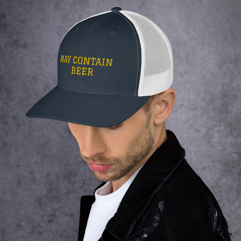 May Contain Beer Trucker Cap