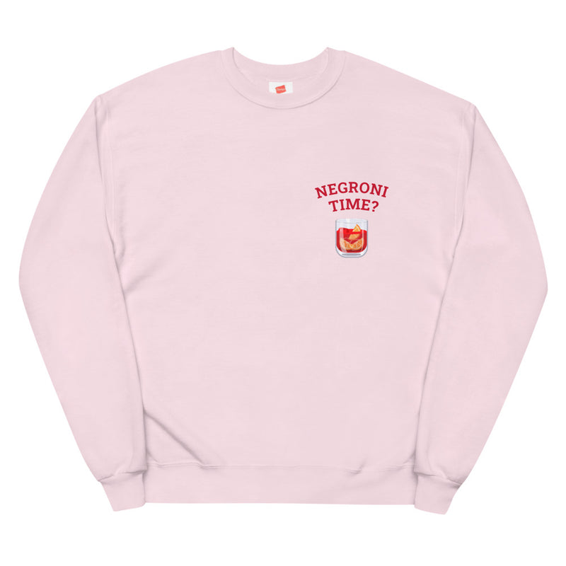 Negroni Time? Anytime! Unisex fleece sweatshirt
