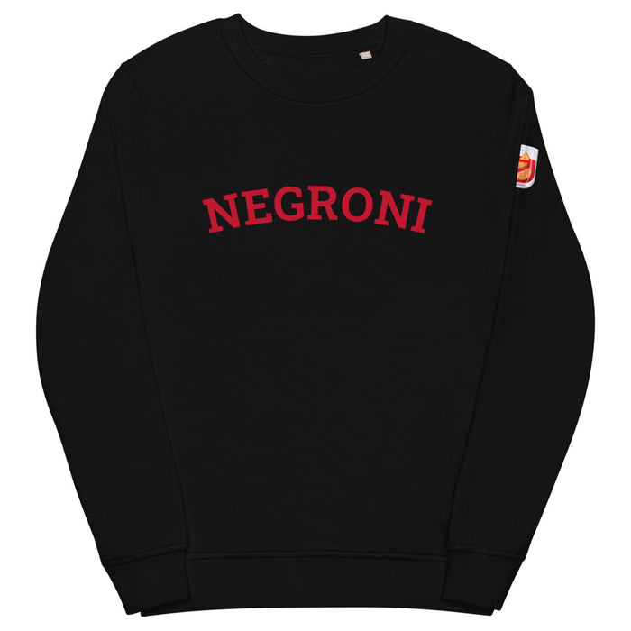 NEGRONI With Sleeve Negroni Glass Unisex organic sweatshirt