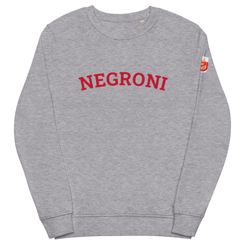 NEGRONI With Sleeve Negroni Glass Unisex organic sweatshirt