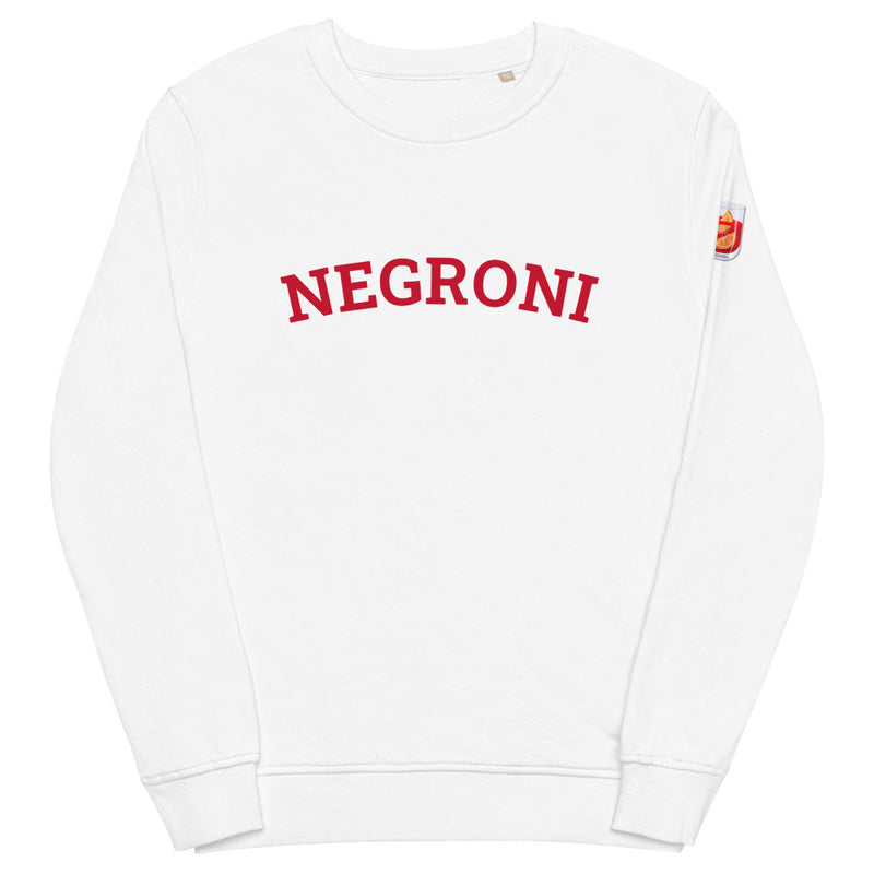 NEGRONI With Sleeve Negroni Glass Unisex organic sweatshirt