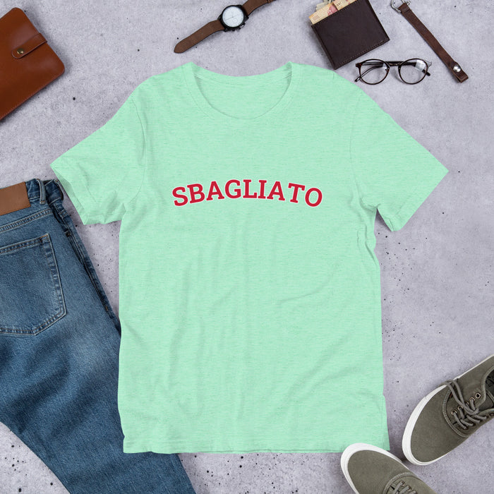 SBAGLIATO Short-Sleeve Unisex T-Shirt
