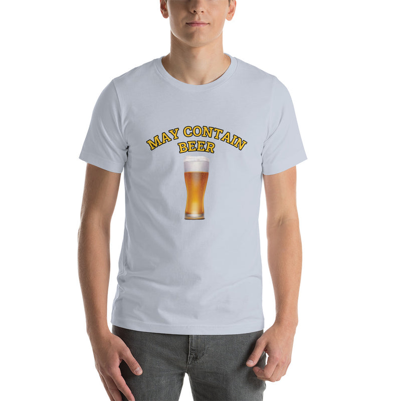 May Contain Beer Short-Sleeve Unisex T-Shirt