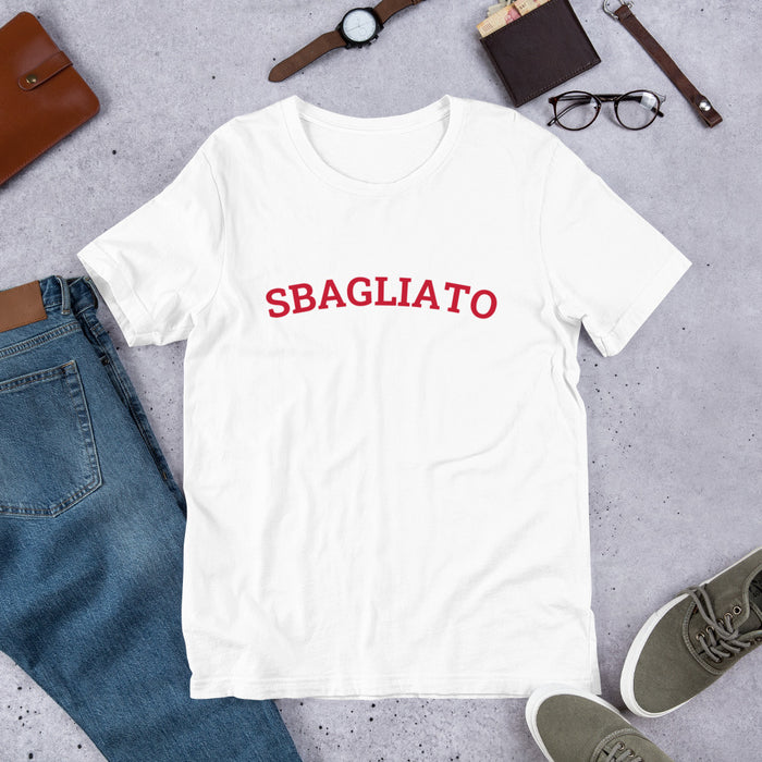 SBAGLIATO Short-Sleeve Unisex T-Shirt