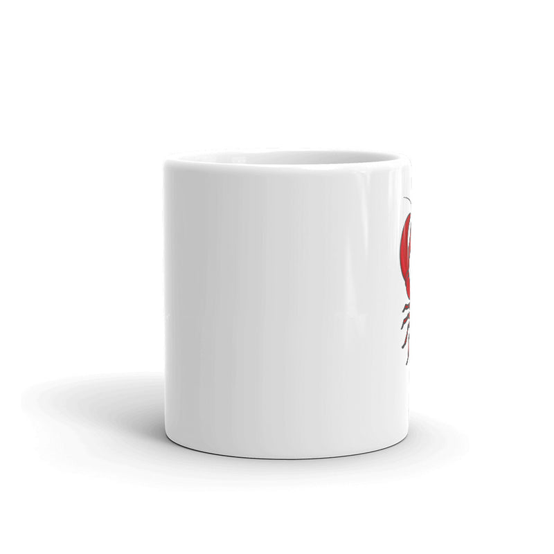 Lobster White glossy mug