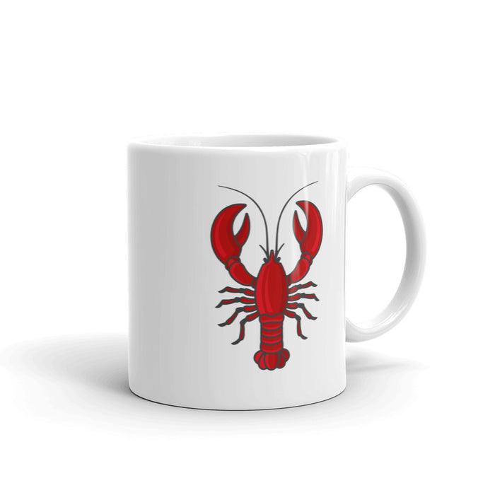 Lobster White glossy mug