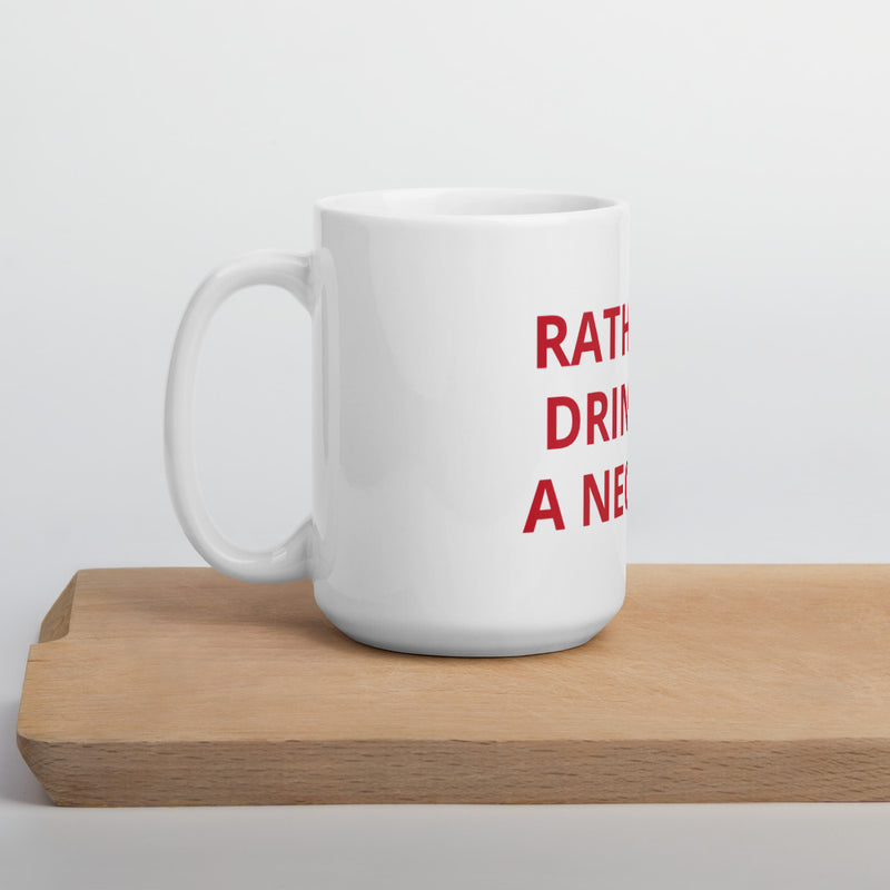 Rather be Drinking a Negroni - White glossy mug