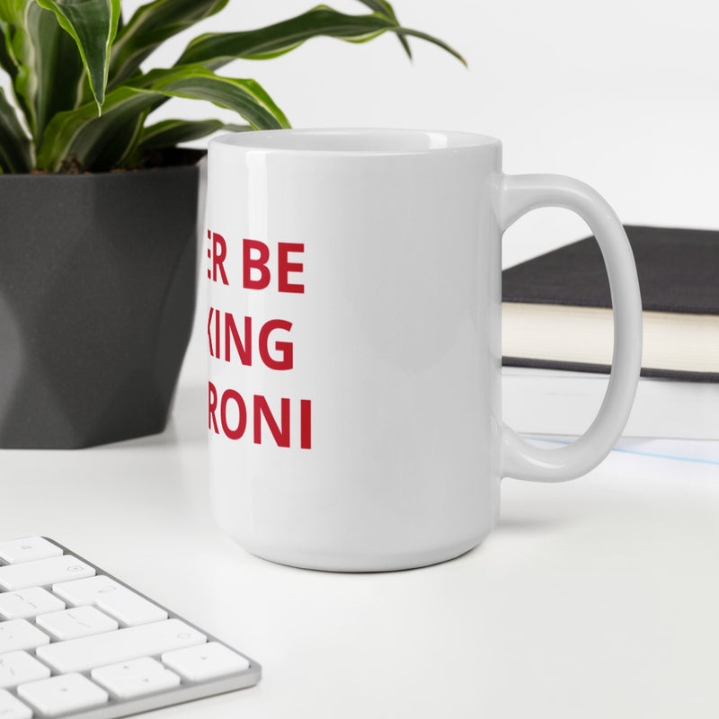 Rather be Drinking a Negroni - White glossy mug